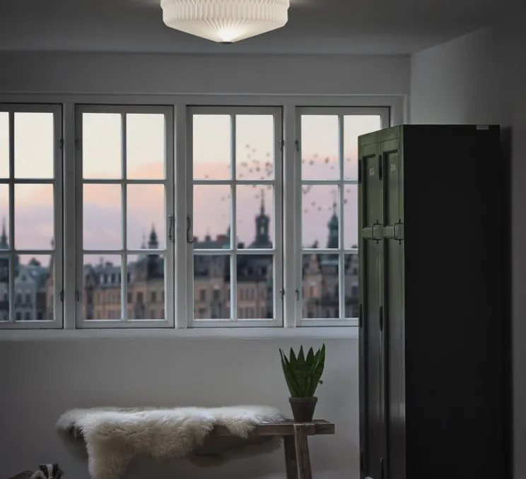 Applique murale, Plafonnier, 30-35, blanc, Ø35cm, H16cm - Le Klint