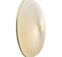 Applique murale, Plafonnier, LAMELLA 50, or, Ø50cm, H13cm - Le Klint