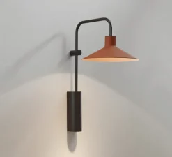 Applique murale, Platet A/02, Terracotta, H40cm, P30cm - Bover