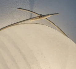 Applique murale, Pleine Lune, blanc, Ø35cm, H38cm - Celine Wright