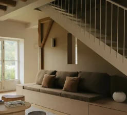 Applique murale, Pleine Lune, blanc, Ø35cm, H38cm - Celine Wright