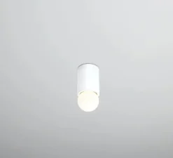 Applique murale, PORCELAIN SERIES O1, blanc, Ø4,7cm, H10,2cm - Anastassiades Studio