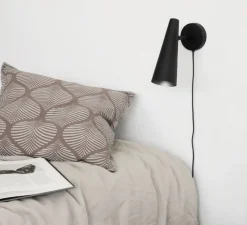 Applique murale, Precise, noir mat, L20cm, H21cm - House Doctor