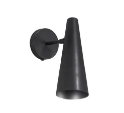 Applique murale, Precise, noir mat, L20cm, H21cm - House Doctor