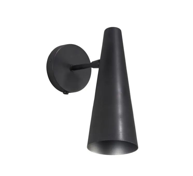 Applique murale, Precise, noir mat, L20cm, H21cm - House Doctor