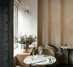 Applique murale, Press Large, transparent, IP45, LED, dim, 2700K, 500 lm, L35cm, H35cm - Tom Dixon