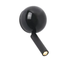 Applique murale, Press, liseuse, noir, LED, 3000K, 180lm, L10,4cm, H21,3cm - FARO