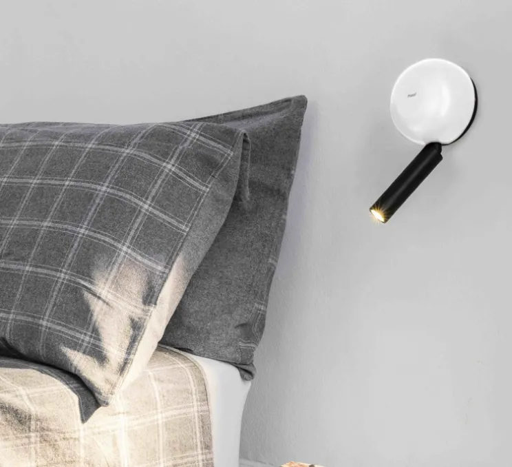 Applique murale, Press, liseuse, blanc, LED, 3000K, 180lm, L10,4cm, H21,3cm - FARO