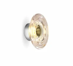 Applique murale, Press Mini, transparent, IP55, LED, dim, 2700K, 500 lm, L21,5cm, H21,5cm - Tom Dixon