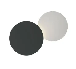 Applique murale, Puck wall 5480, gris, LED, dim, 2700K, 953 lm, L58cm, P58cm - Vibia