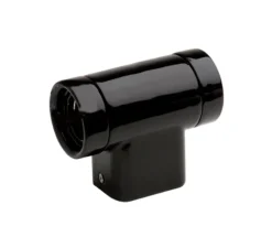 Applique murale, Pure porcelaine, nœud de papillon, noir, L5cm ,H9,5cm - ZANGRA