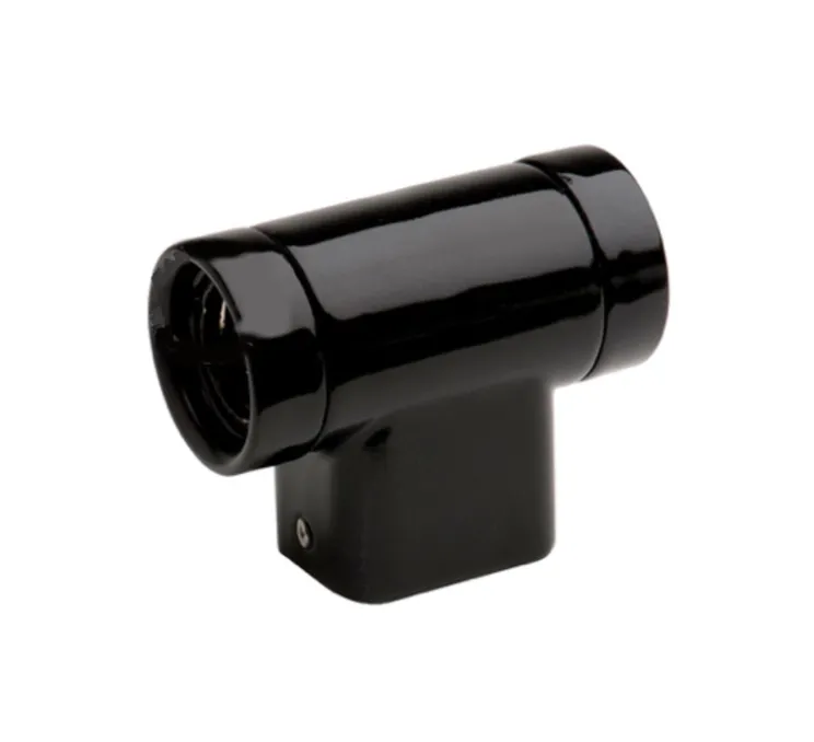 Applique murale, Pure porcelaine, nœud de papillon, noir, L5cm ,H9,5cm - ZANGRA