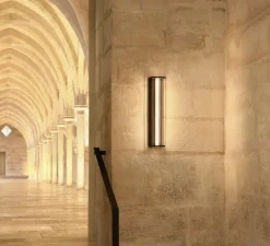 Applique murale, Quadratube W3, noir, LED, dim, 2700K, 820 lm, L12cm, H68cm - Sammode