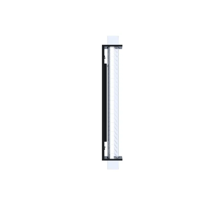 Applique murale, Quadratube W4, argent, LED, dim, 2700K, 890 lm, L12cm, H68cm - Sammode
