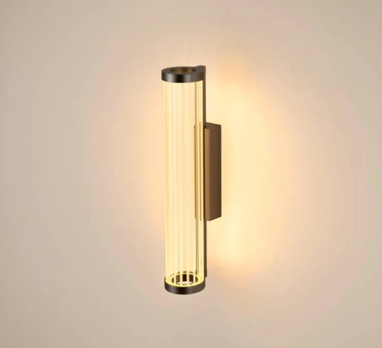 Applique murale, Quimera, bronze foncé mat, LED, dim, 2700-3000K, 330 lm, Ø7,6cm, H41,3cm - SLV