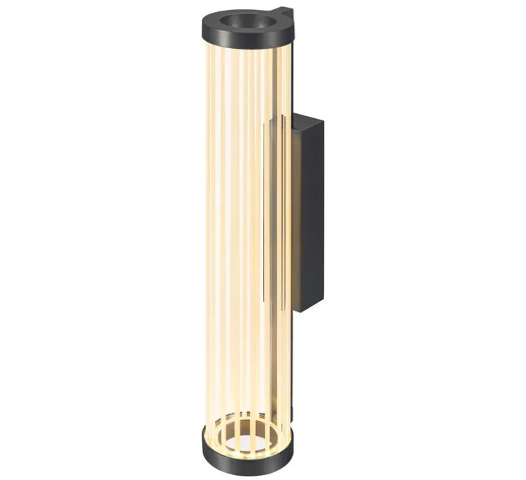 Applique murale, Quimera, bronze foncé mat, LED, dim, 2700-3000K, 330 lm, Ø7,6cm, H41,3cm - SLV