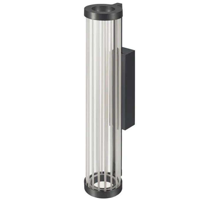 Applique murale, Quimera, bronze foncé mat, LED, dim, 2700-3000K, 330 lm, Ø7,6cm, H41,3cm - SLV