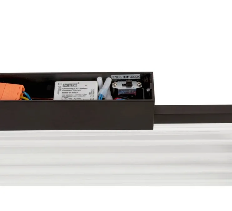 Applique murale, Quimera, bronze foncé mat, LED, dim, 2700-3000K, 330 lm, Ø7,6cm, H41,3cm - SLV