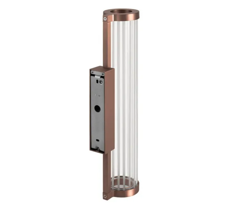 Applique murale, Quimera, cuivre foncé mat, LED, dim, 2700-3000K, 330 lm, Ø7,6cm, H41,3cm - SLV