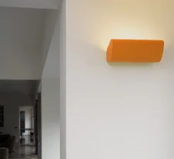 Applique murale, Radieuse, réédition Le Corbusier, orange, L33,4cm, H13,4cm - Nemo Lighting
