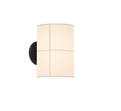 Applique murale, Rania, blanc, Ø18cm, H25cm - Robin
