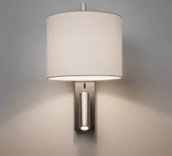 Applique murale, Ravello LED Leader, blanc, nickel, L20cm, H35cm - Astro