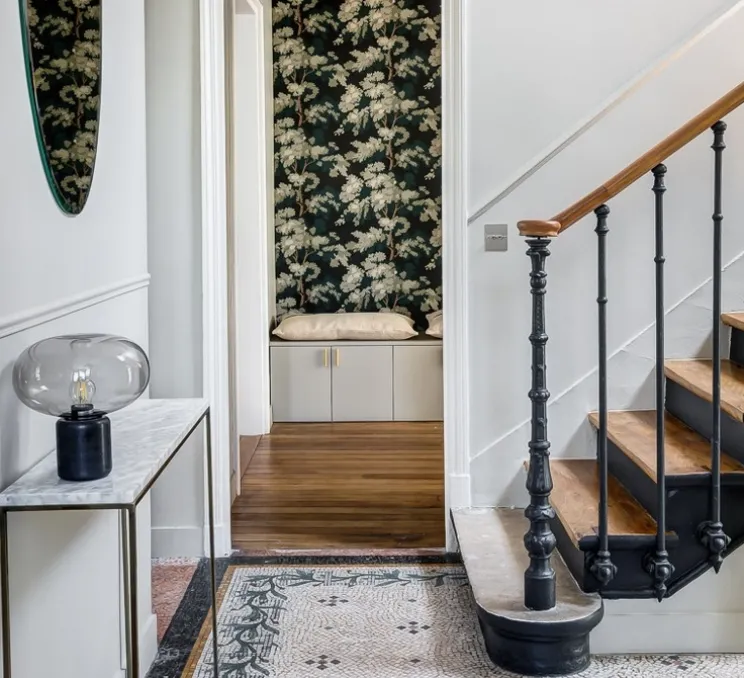 Applique murale, Rectangle L, noir et or, 2700K, L37cm, H8cm - Daniel Gallo