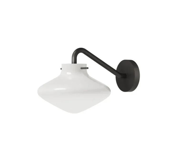 Applique murale, Repose 175, noir, L17,5cm, H15,8cm - Lyfa