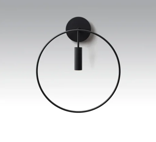 Applique murale, Revolta A-3630, noir, LED, 2700K, 725 lm, L38cm, H38cm - Estiluz