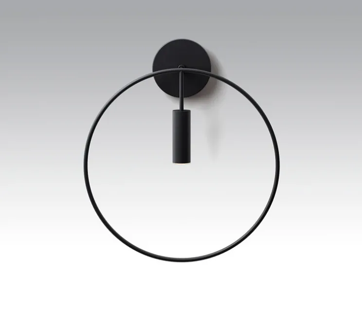 Applique murale, Revolta A-3630, noir, LED, 2700K, 725 lm, L38cm, H38cm - Estiluz