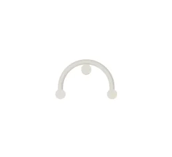 Applique murale, Rigoberta indirect curved, blanc mat, LED, 3000K, 1840 lm, L50cm, H32cm - Robin