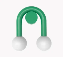 Applique murale, Rigoberta direct super curved, vert trafic, L26cm, H23cm - Robin