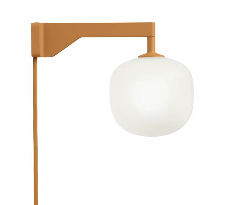 Applique murale, Rime, orange, L23cm, H12cm - Muuto