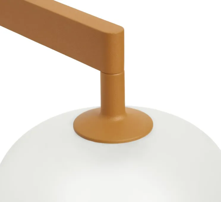 Applique murale, Rime, orange, L23cm, H12cm - Muuto