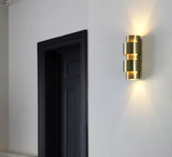 Applique murale, Ring, laiton, Ø12cm, H30cm - CTO lighting