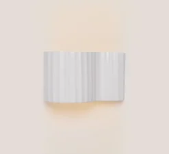 Applique murale, Rippo, blanc pur, L22cm, H12,6cm - Lobo Atelier