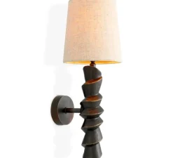 Applique murale, Riverbank, bronze, Ø17cm, H41,5cm - Eichholtz