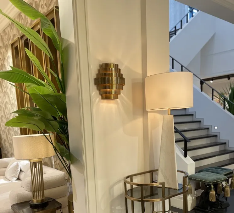 Applique murale, Rizzi double, laiton antique, L30cm, H31cm - Eichholtz