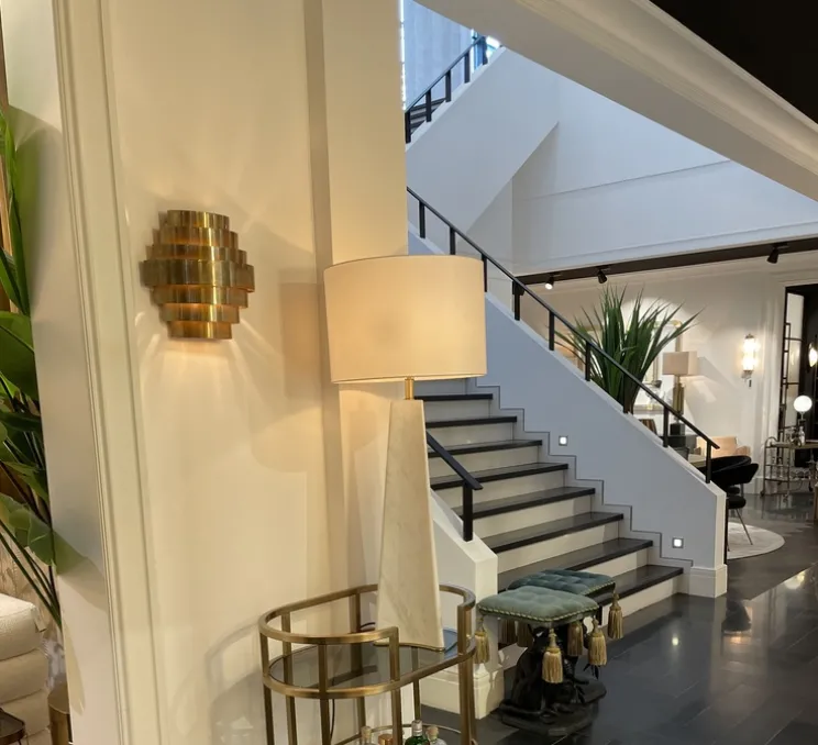 Applique murale, Rizzi double, laiton antique, L30cm, H31cm - Eichholtz