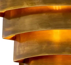 Applique murale, Rizzi double, laiton antique, L30cm, H31cm - Eichholtz