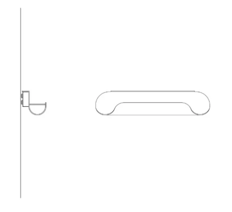 Applique murale, Roll 1465, blanc, LED, 2700K, 4920 lm, L45cm, H10cm - Martinelli Luce