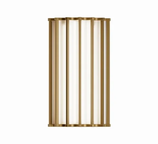 Applique murale, Roma, bronze, LED, dim, 2700K, 1416 lm, L36,3cm, H63cm - Panzeri