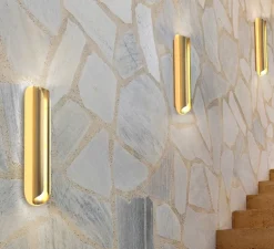 Applique murale, Rosalie L, or, LED, dim, 2700k, 2000 lm, L15cm, H60cm - DCW éditions Paris