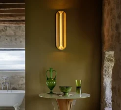 Applique murale, Rosalie, or, LED, dim, 2700k, 1200 lm, L15cm, H40cm - DCW éditions Paris