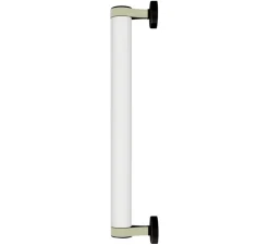 Applique murale, Roseline, transparent, beige, noir, IP44, LED, 2700K, 500 lm, L11cm, H56cm - Robin