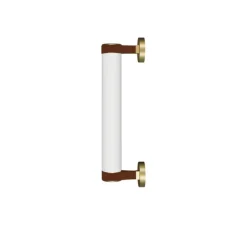 Applique murale, Roseline, transparent, doré, marron, IP44, LED, 2700K, 500 lm, L11cm, H36cm - Robin