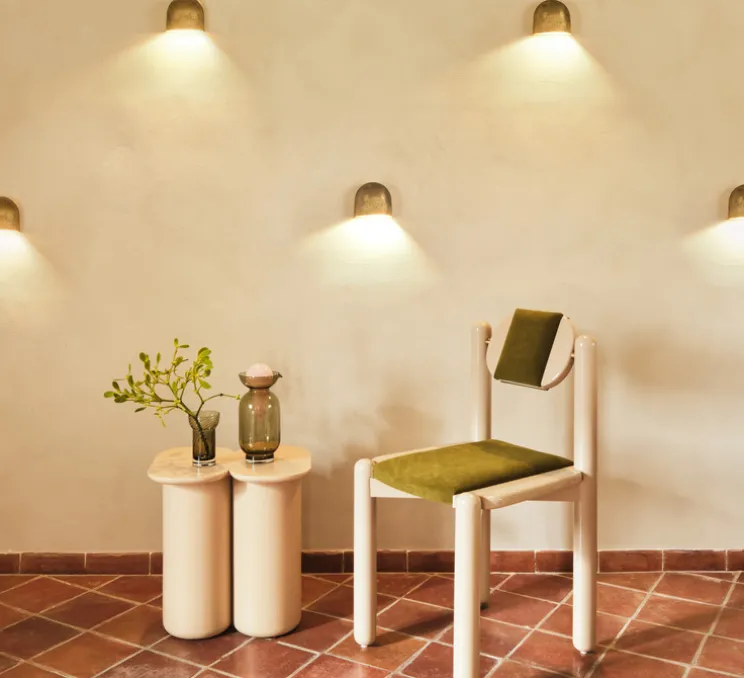 Applique murale, Roucaou, bronze texturé, L11,8cm, H11cm - Margaux Keller Collections