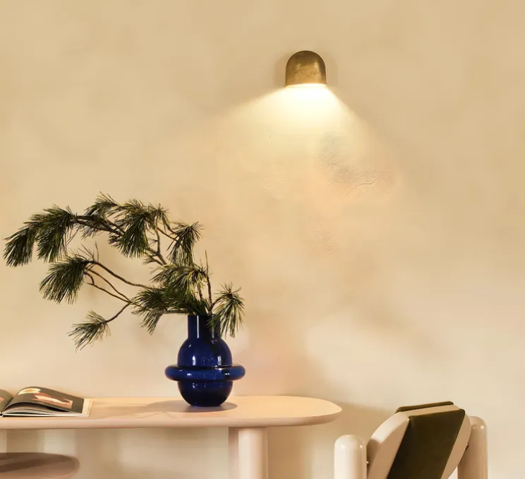 Applique murale, Roucaou, bronze texturé, L11,8cm, H11cm - Margaux Keller Collections