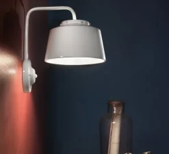 Applique murale, 50's C2002, crème, L23cm, H34cm - Ferroluce