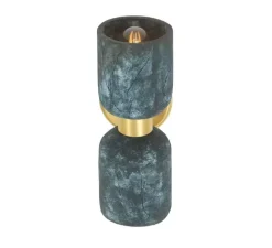 Applique murale, Sakura, blue terre, laiton satiné, L11cm, H29cm - Mullan Lighting